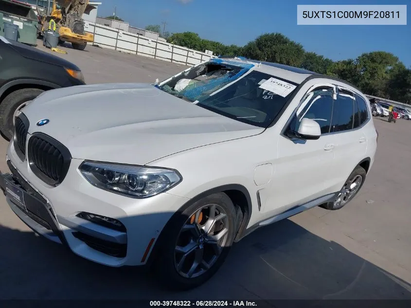 2021 BMW X3 Phev xDrive30E VIN: 5UXTS1C00M9F20811 Lot: 39748322