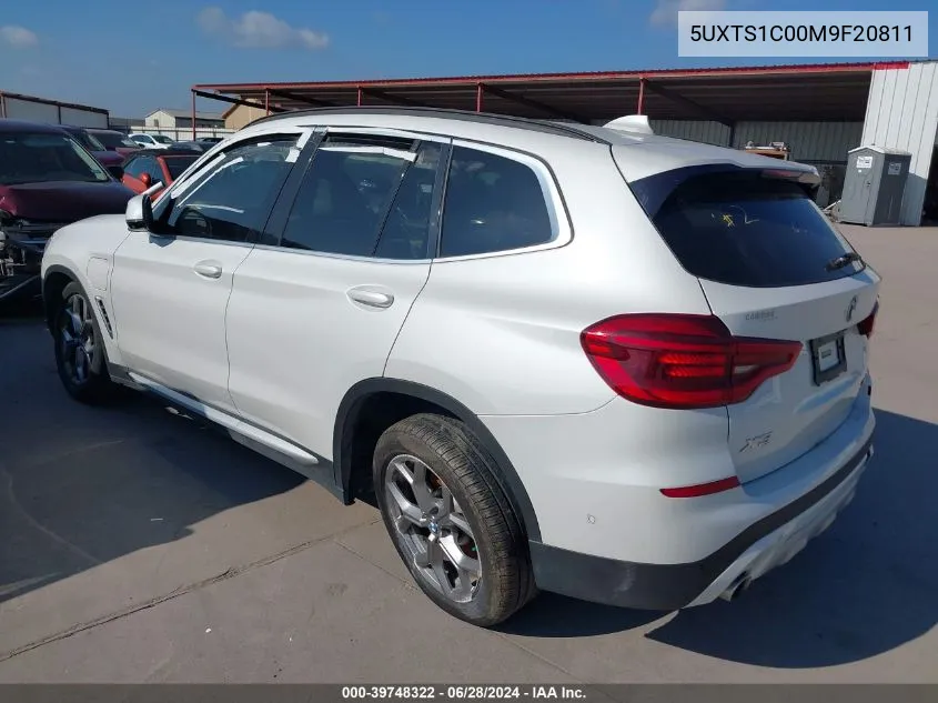 2021 BMW X3 Phev xDrive30E VIN: 5UXTS1C00M9F20811 Lot: 39748322