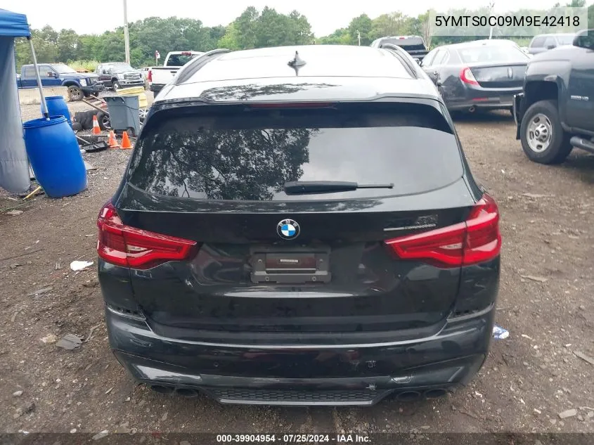 5YMTS0C09M9E42418 2021 BMW X3 M