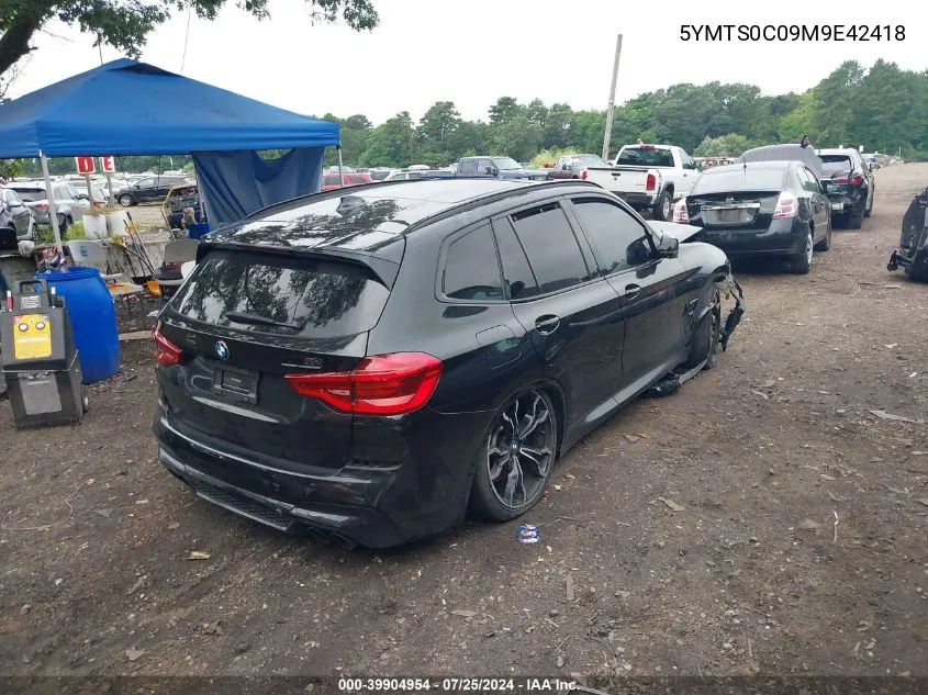 5YMTS0C09M9E42418 2021 BMW X3 M