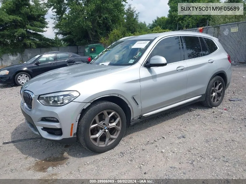 5UXTY5C01M9F05689 2021 BMW X3 xDrive30I