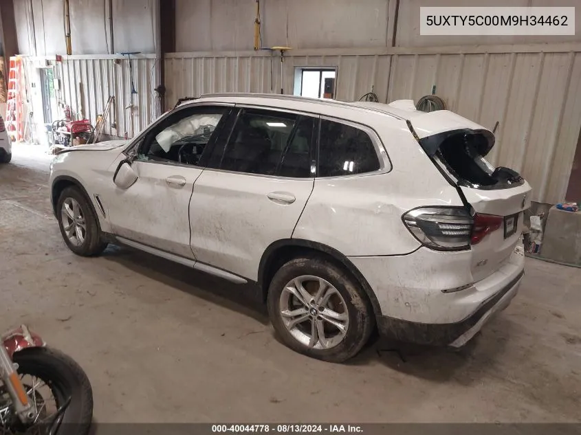 5UXTY5C00M9H34462 2021 BMW X3 xDrive30I