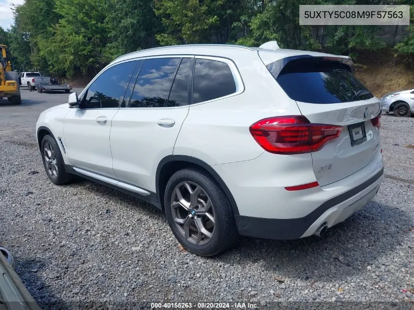 5UXTY5C08M9F57563 2021 BMW X3 xDrive30I