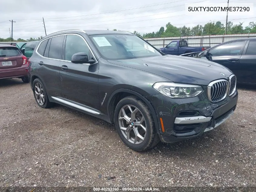 2021 BMW X3 Sdrive30I VIN: 5UXTY3C07M9E37290 Lot: 40293160