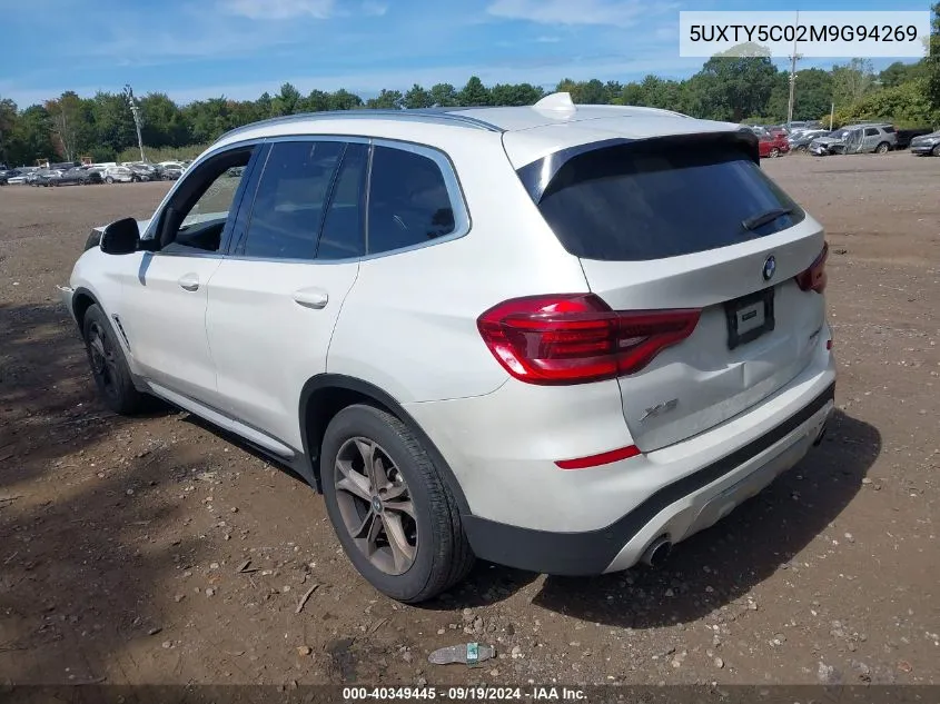 5UXTY5C02M9G94269 2021 BMW X3 xDrive30I