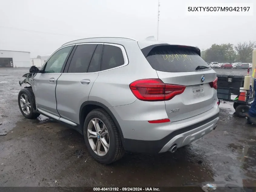 5UXTY5C07M9G42197 2021 BMW X3 xDrive30I