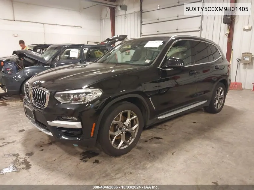 2021 BMW X3 xDrive30I VIN: 5UXTY5C0XM9H01405 Lot: 40462866