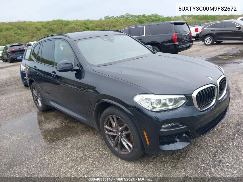 2021 BMW X3 Sdrive30I VIN: 5UXTY3C00M9F82672 Lot: 40533148