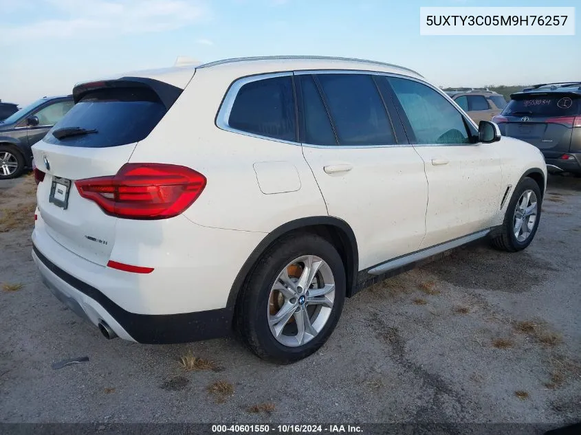 5UXTY3C05M9H76257 2021 BMW X3 Sdrive30I