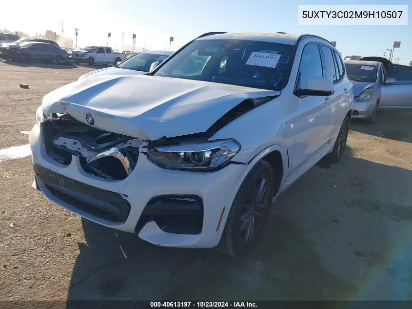 2021 BMW X3 Sdrive30I VIN: 5UXTY3C02M9H10507 Lot: 40613197