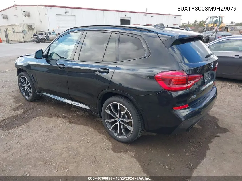 2021 BMW X3 Sdrive30I VIN: 5UXTY3C03M9H29079 Lot: 40706655