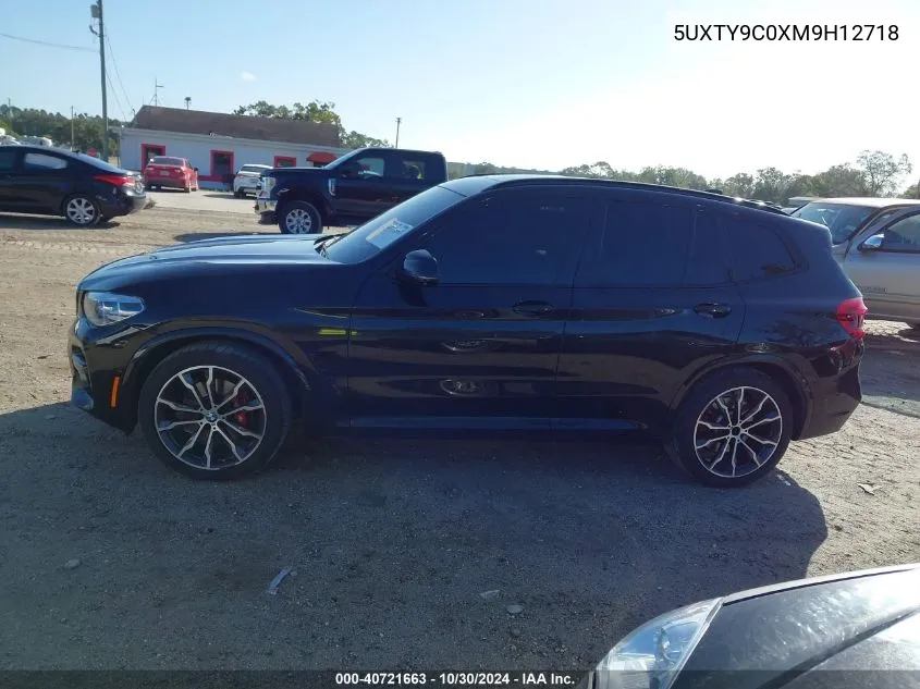 5UXTY9C0XM9H12718 2021 BMW X3 M40I