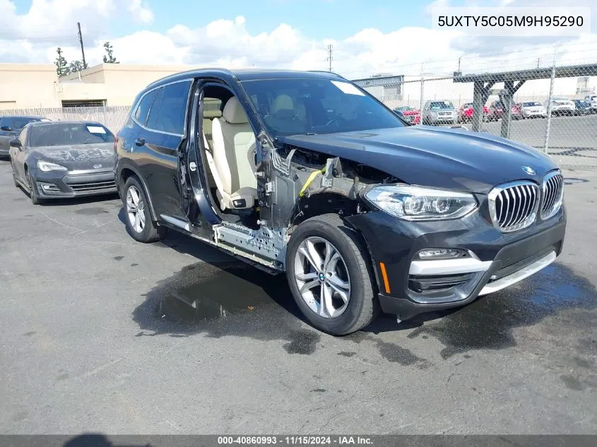 2021 BMW X3 xDrive30I VIN: 5UXTY5C05M9H95290 Lot: 40860993