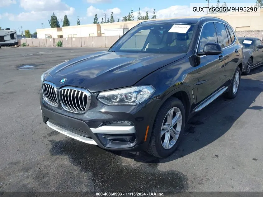 2021 BMW X3 xDrive30I VIN: 5UXTY5C05M9H95290 Lot: 40860993