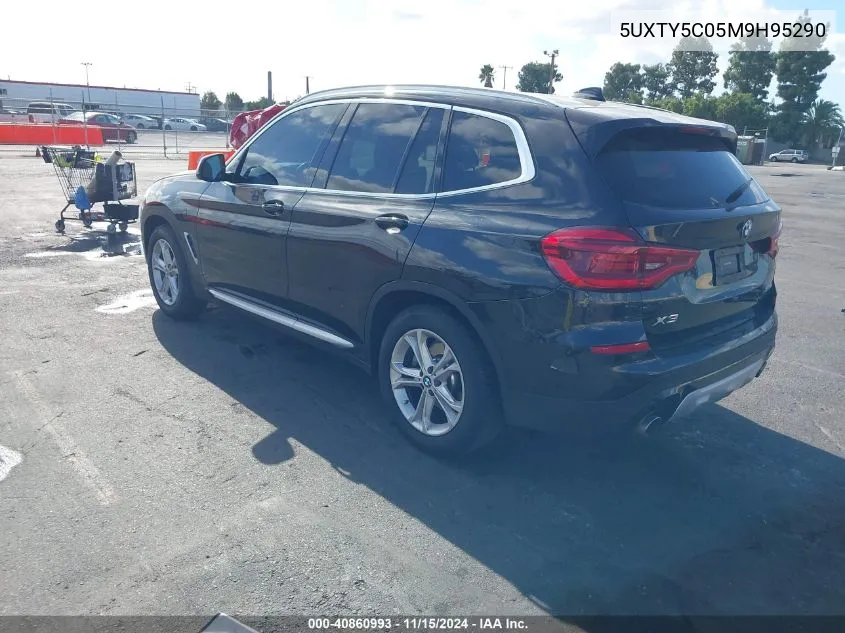 2021 BMW X3 xDrive30I VIN: 5UXTY5C05M9H95290 Lot: 40860993