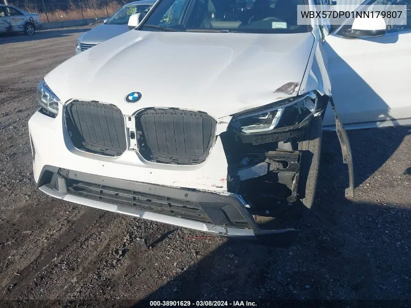 WBX57DP01NN179807 2022 BMW X3 xDrive30I