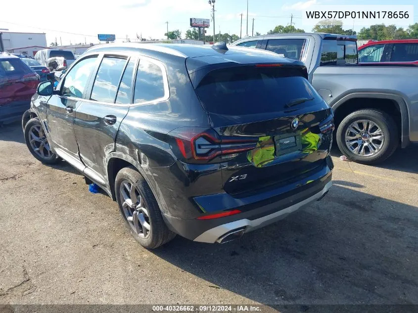 WBX57DP01NN178656 2022 BMW X3 xDrive30I