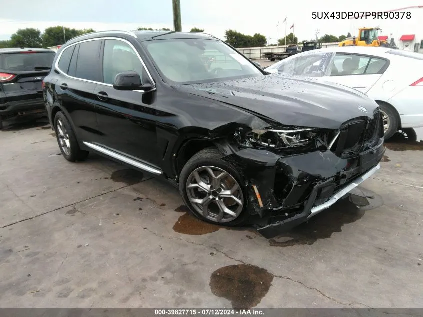 5UX43DP07P9R90378 2023 BMW X3 Sdrive30I