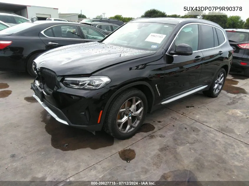 5UX43DP07P9R90378 2023 BMW X3 Sdrive30I