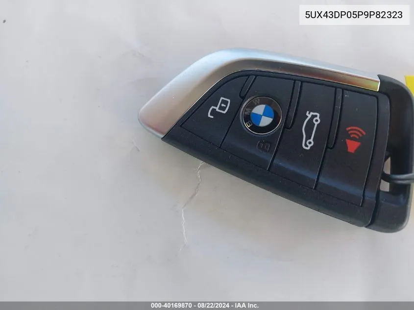 2023 BMW X3 Sdrive30I VIN: 5UX43DP05P9P82323 Lot: 40169870