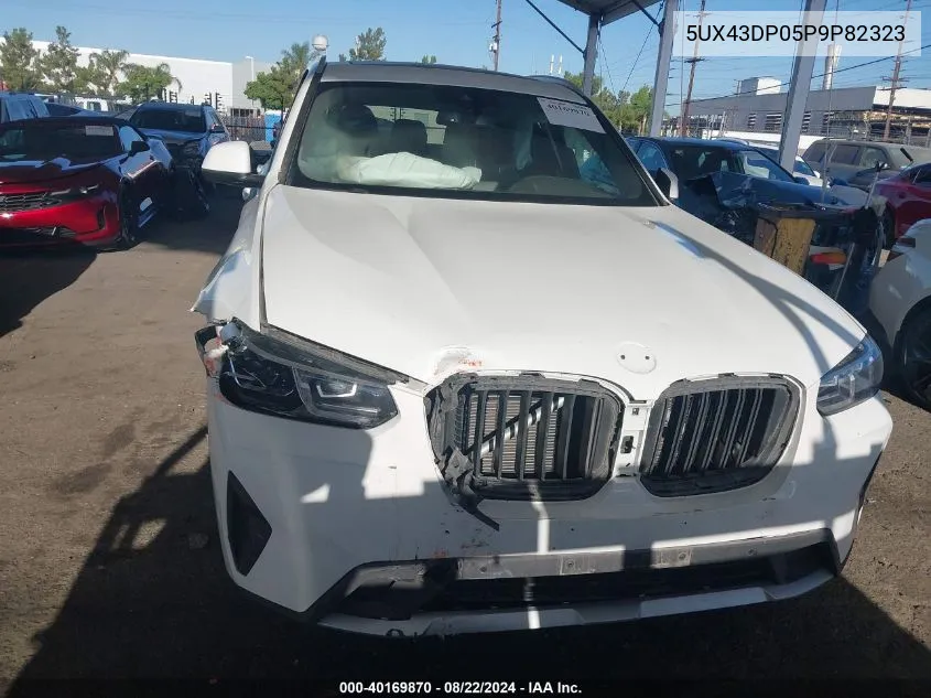 2023 BMW X3 Sdrive30I VIN: 5UX43DP05P9P82323 Lot: 40169870