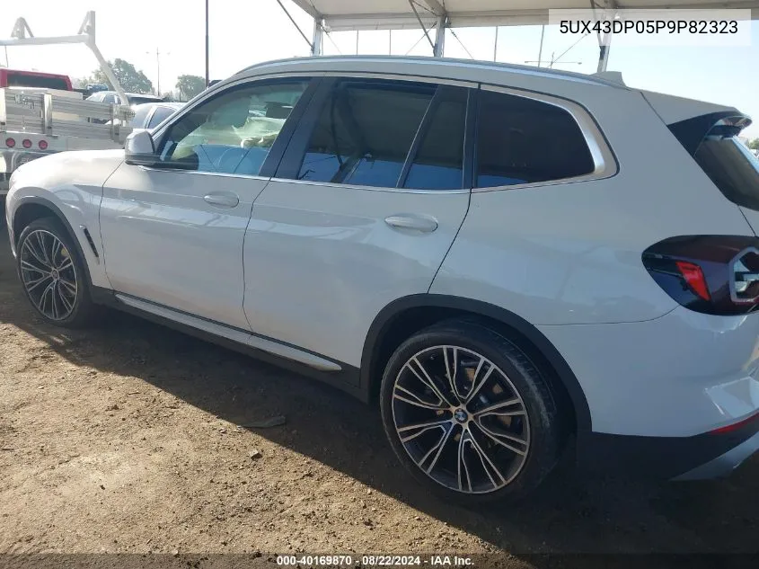 2023 BMW X3 Sdrive30I VIN: 5UX43DP05P9P82323 Lot: 40169870