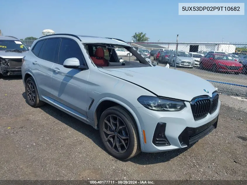 2023 BMW X3 xDrive30I VIN: 5UX53DP02P9T10682 Lot: 40177711