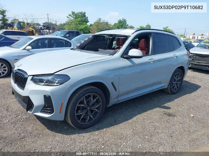 2023 BMW X3 xDrive30I VIN: 5UX53DP02P9T10682 Lot: 40177711