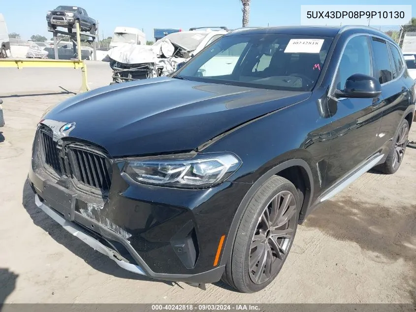 2023 BMW X3 Sdrive30I VIN: 5UX43DP08P9P10130 Lot: 40242818