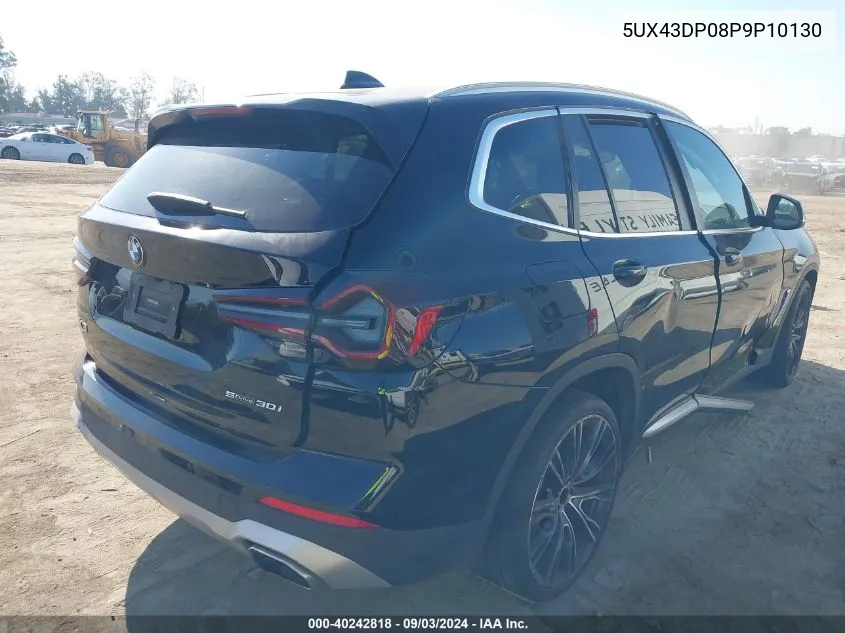 2023 BMW X3 Sdrive30I VIN: 5UX43DP08P9P10130 Lot: 40242818