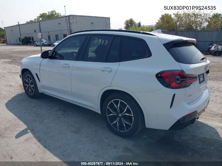 2023 BMW X3 M40I VIN: 5UX83DP01P9S24535 Lot: 40297977