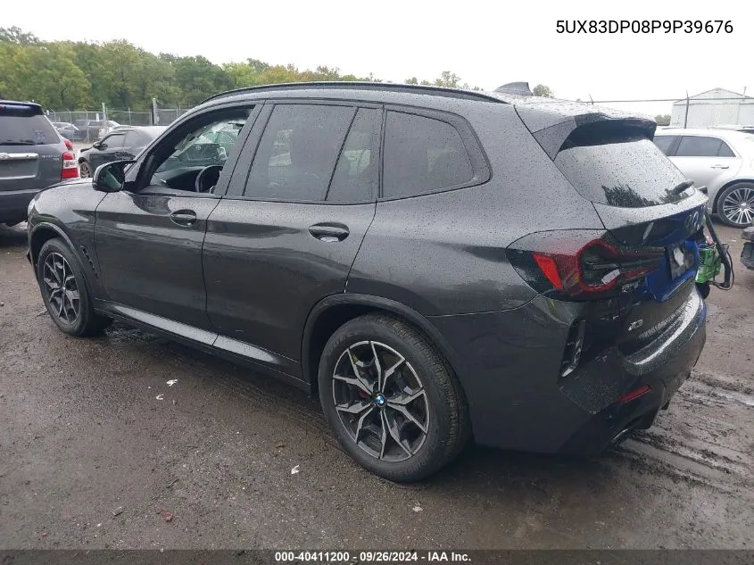 2023 BMW X3 M40I VIN: 5UX83DP08P9P39676 Lot: 40411200