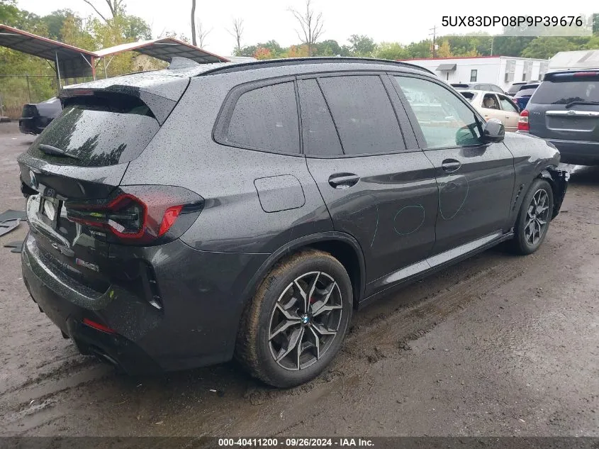 2023 BMW X3 M40I VIN: 5UX83DP08P9P39676 Lot: 40411200