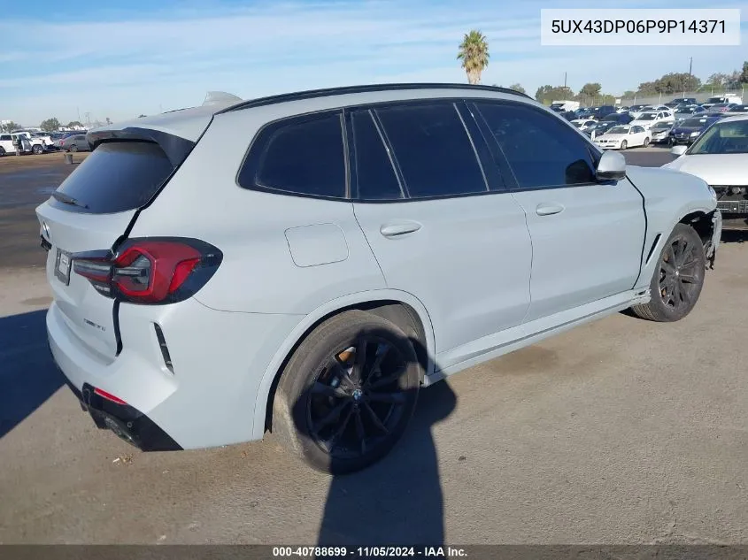 2023 BMW X3 Sdrive30I VIN: 5UX43DP06P9P14371 Lot: 40788699