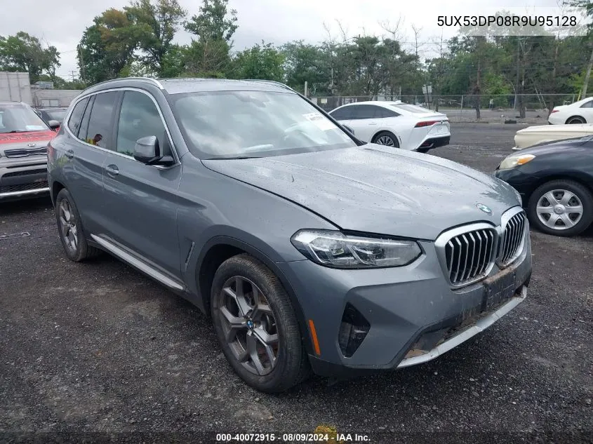 2024 BMW X3 xDrive30I VIN: 5UX53DP08R9U95128 Lot: 40072915