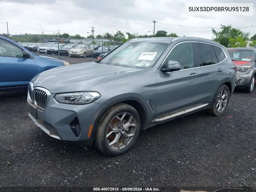 2024 BMW X3 xDrive30I VIN: 5UX53DP08R9U95128 Lot: 40072915