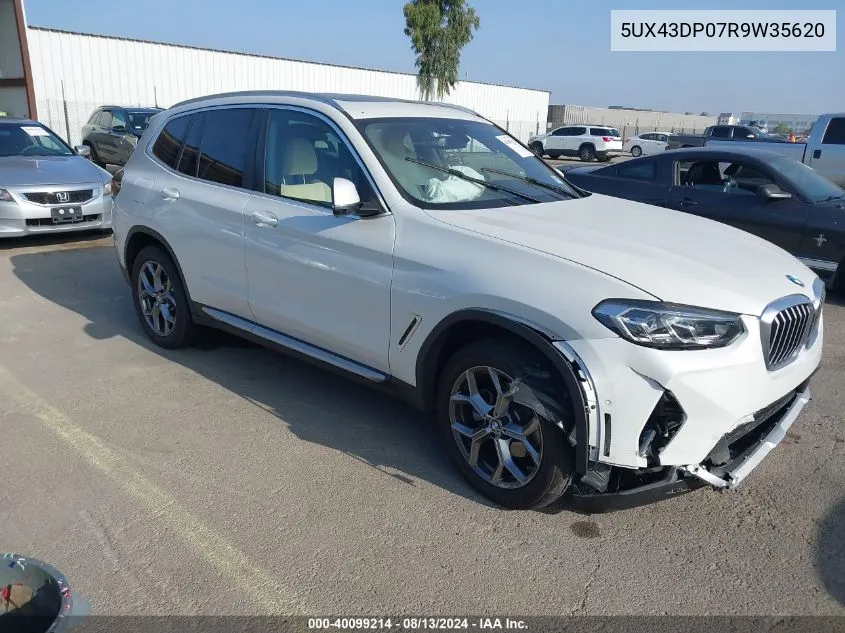 2024 BMW X3 Sdrive30I VIN: 5UX43DP07R9W35620 Lot: 40099214