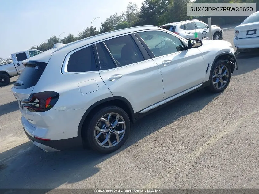 2024 BMW X3 Sdrive30I VIN: 5UX43DP07R9W35620 Lot: 40099214