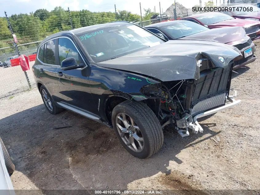 2024 BMW X3 xDrive30I VIN: 5UX53DP00R9T47068 Lot: 40101796