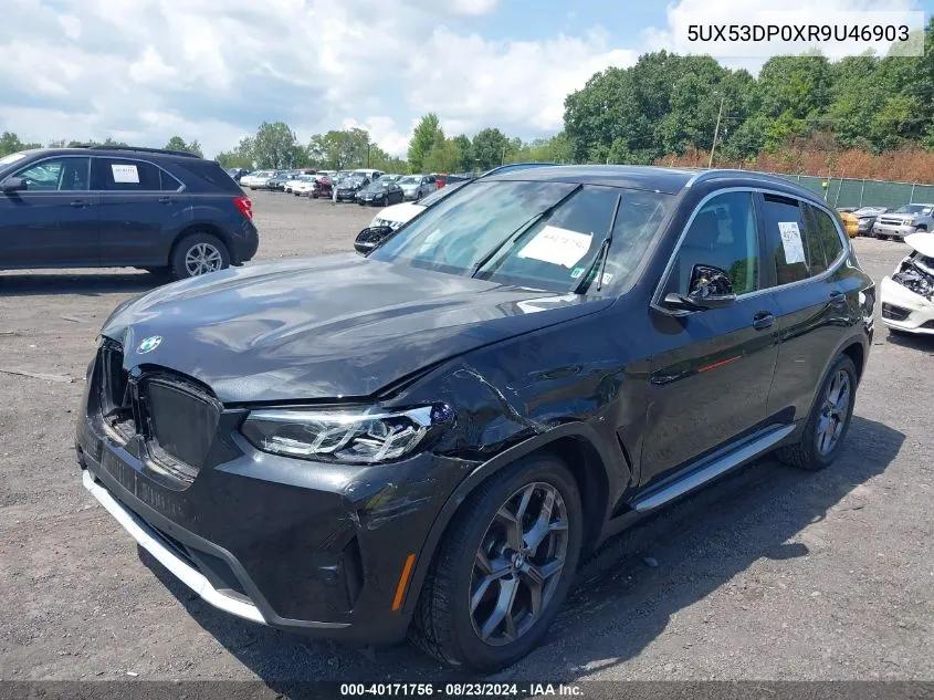 2024 BMW X3 xDrive30I VIN: 5UX53DP0XR9U46903 Lot: 40171756