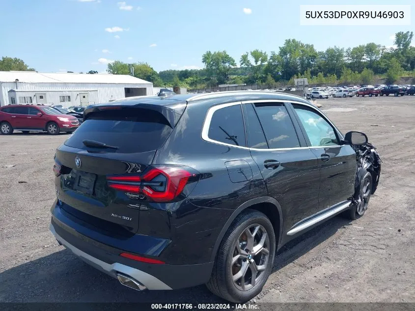 2024 BMW X3 xDrive30I VIN: 5UX53DP0XR9U46903 Lot: 40171756