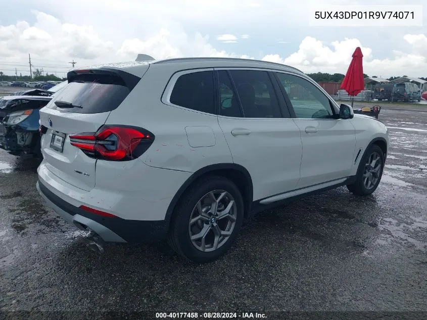 2024 BMW X3 Sdrive30I VIN: 5UX43DP01R9V74071 Lot: 40177458