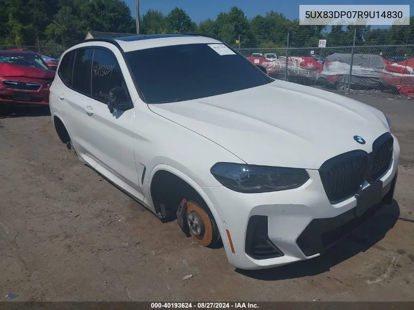 2024 BMW X3 M40I VIN: 5UX83DP07R9U14830 Lot: 40193624