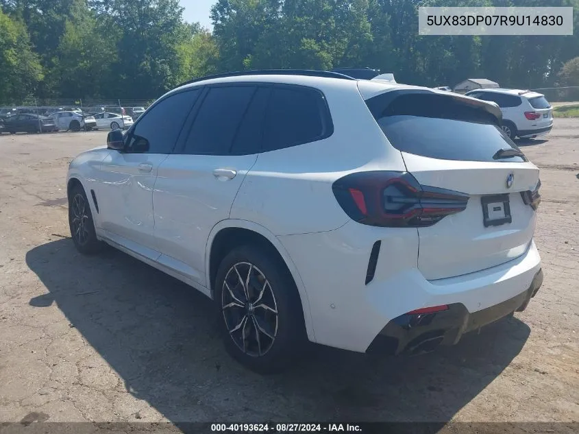 2024 BMW X3 M40I VIN: 5UX83DP07R9U14830 Lot: 40193624