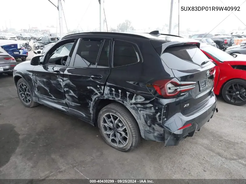 5UX83DP01R9W40992 2024 BMW X3 M40I