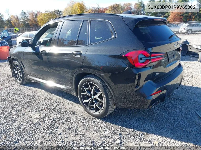 2024 BMW X3 M40I VIN: 5UX83DP01R9V65002 Lot: 40695801