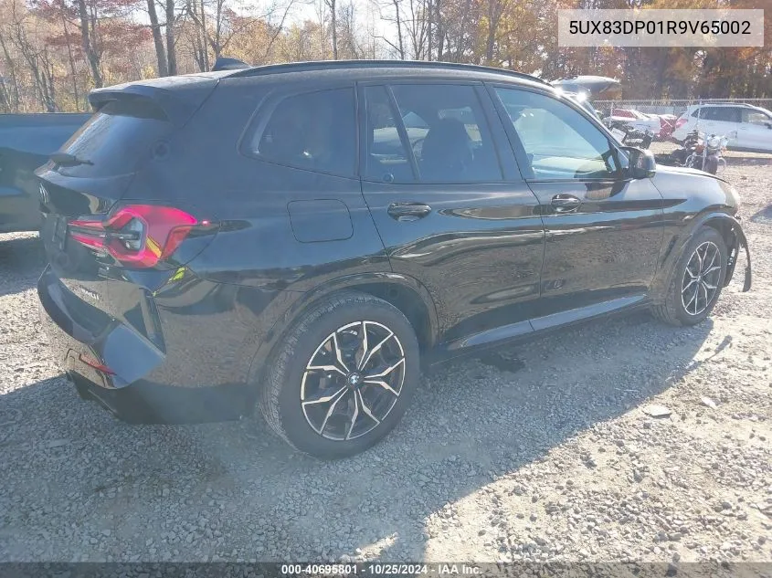 2024 BMW X3 M40I VIN: 5UX83DP01R9V65002 Lot: 40695801