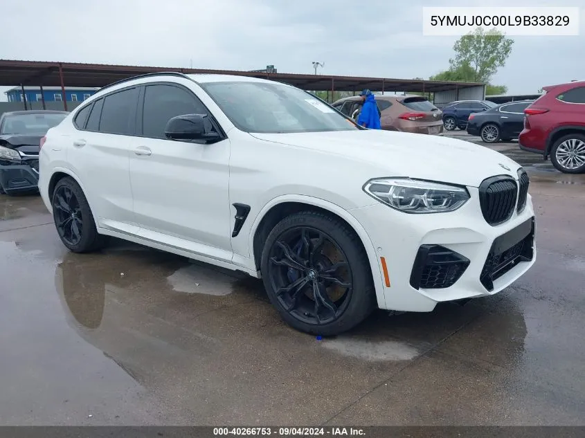 2020 BMW X4 M Competition VIN: 5YMUJ0C00L9B33829 Lot: 40266753