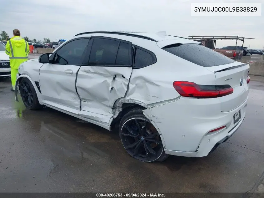 2020 BMW X4 M Competition VIN: 5YMUJ0C00L9B33829 Lot: 40266753