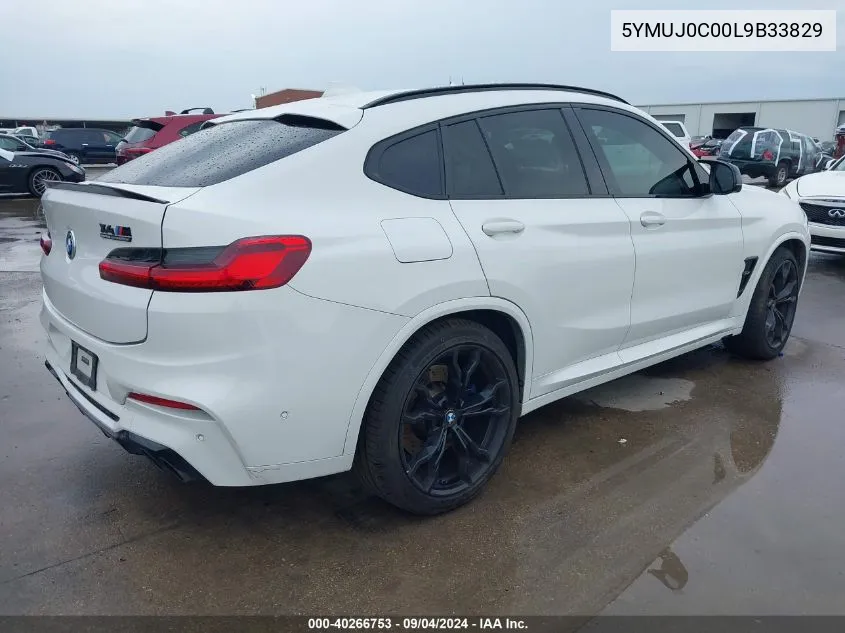 2020 BMW X4 M Competition VIN: 5YMUJ0C00L9B33829 Lot: 40266753